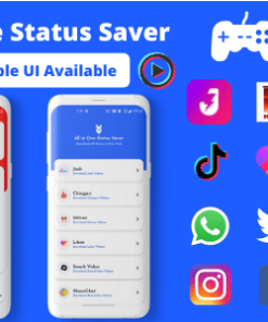 All in One Status Saver - FB, Insta, WA Story Saver & MxTakaTak, Moj, Josh and more Video Saver
