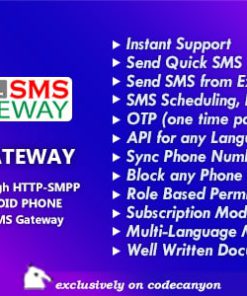 All SMS Gateway - Send Bulk SMS through HTTP-SMPP Protocol & Android Phone by Turning into Gateway