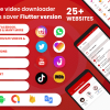 All Video Downloader & Story Saver Flutter Supports Whatsapp, Tiktok, Instagram, Facekook