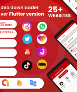 All Video Downloader & Story Saver Flutter Supports Whatsapp, Tiktok, Instagram, Facekook
