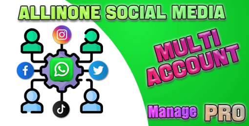 AllInOne Social Media Multiple Accounts Manage Pro
