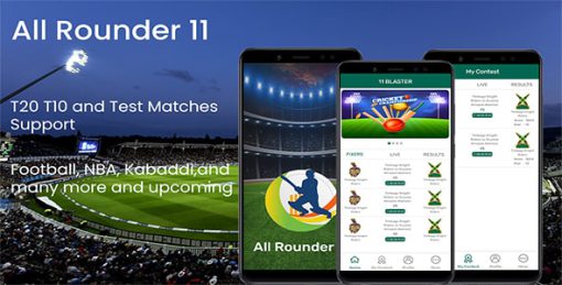 AllRounder11 - The Fantasy Cricket App ( Dream 11,Fantasy Cricket, Cricket , Fantasy Sports App)