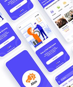 Alox - Automobile Services Adobe XD Template
