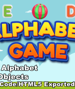 Alphabet Game for Kids - Educational Game - HTML5/Mobile (C3p)