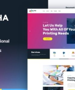 AlphaColor | Type Design & 3D Printing WordPress Theme + Elementor