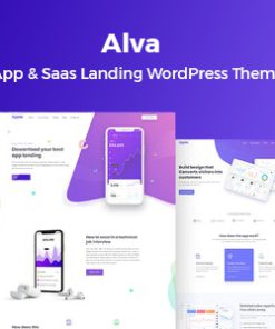 Alva- WordPress Theme For Saas Product