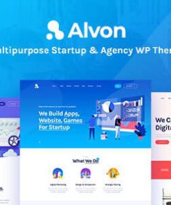 Alvon - Multipurpose Startup & Agency WordPress Theme