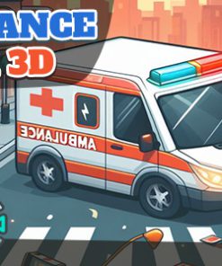 Ambulance Driver 3D – HTML5 Game – C3P