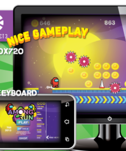 Among Run - HTML5 game, Construct 3 (.c3p) + mobile, sharings, shop, AdMob possible