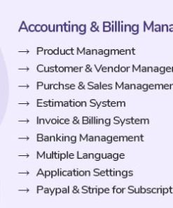 AMS Saas - Accounting & Billing Managment System