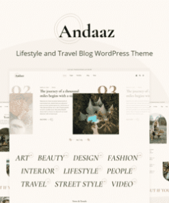 Andaaz - Lifestyle and Travel Blog WordPress Theme