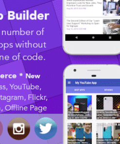 Android App Builder - WooCommerce, WebView, Wordpress & much more