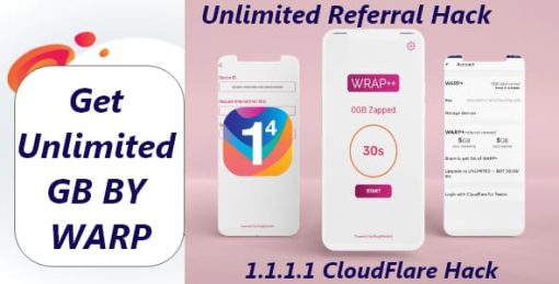 Android app for getting unlimited WARP+ data on Cloudflare's 1.1.1.1