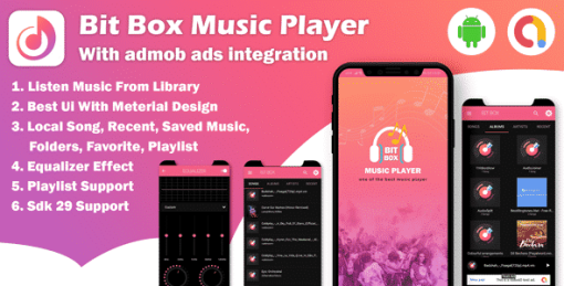 Android Bit Box Music Player - with admob ads