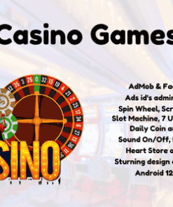 Android Casino Game, Spin Wheel, Slot Machine, Scratch Card, Flip Card | AdMob, Facebook ads