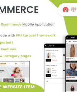 Android Ecommerce - Universal Android Ecommerce / Store Full Mobile App with Laravel CMS