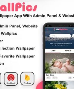 Android HD Wallpaper App and Website with Admin Panel