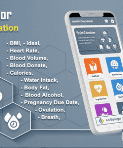 Android Health Calculator - BMI Calculator, Pregnancy, ovaluation, Ideal Weight (Android 12)