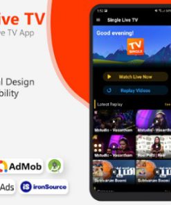 Android TV Channel - Single TV Live Streaming App