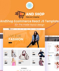 AndShop Ecommerce React JS Template