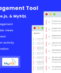 Angular + Node.js + MySQL Project Management Tool