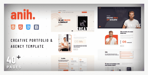 Anih - Creative Portfolio & Agency Template