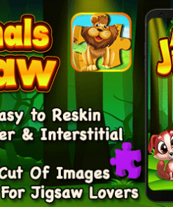 Animal Jigsaw Puzzle Game For Kids + Ready For Publish + Android