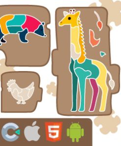 Animal puzzle - HTML5 - Construct 3