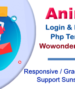 Animlog Login and Registration Template for wowonder Social PHP Script