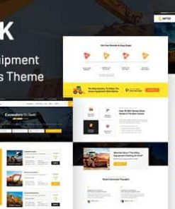 Antek - Construction Equipment Rentals WordPress Theme