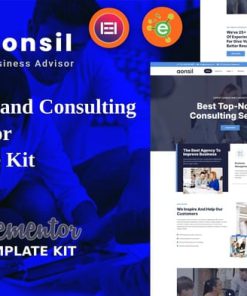 Aonsil - Business & Consulting Elementor Template Kit