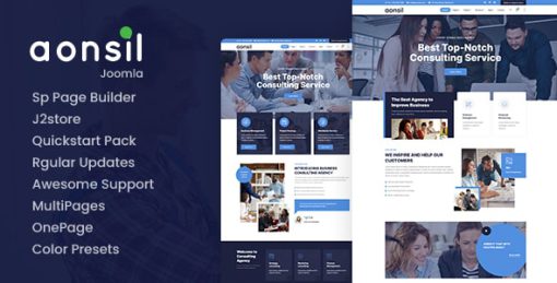 Aonsil - Responsive Multipurpose Joomla Template