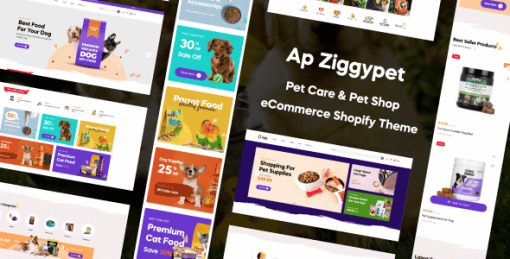 Ap Ziggypet - Pet Care & Pet Shop Shopify Theme