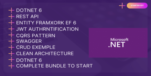 API DOTNET Starter whith JWT authentification