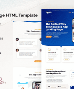 Appa - Mobile App Landing Page Template