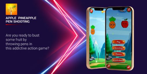 Apple Pineapple Pen Shooting -Unity Game