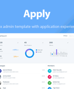 Apply - Web Application & Admin Template