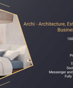 Archi - Architecture, Exterior, Interior Design Business Website And CMS