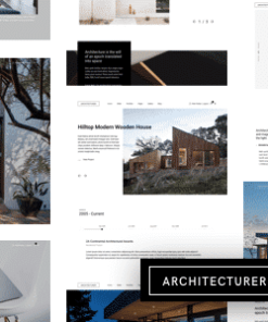 Architecturer WordPress for Interior Designer