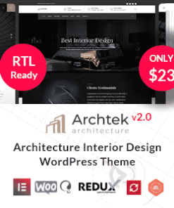 Archtek -  Architecture Interior Design WordPress Theme