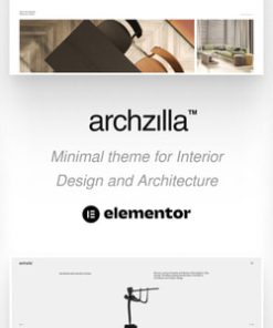Archzilla - Minimal Theme for Interior Design and Architecture