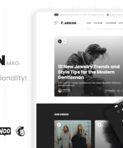 Arikon - A Responsive WordPress Blogging & Magazine Theme