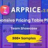 ARPrice - WordPress Pricing Table Plugin