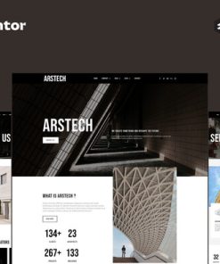 Arstech - Architecture Elementor Pro Full Site Template Kit