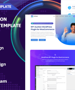 ArtHub - NFT Auctions Plugin Showcase Template
