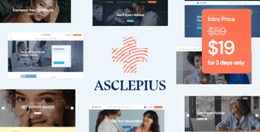 Asclepius - Doctor, Medical & Healthcare WordPress Theme