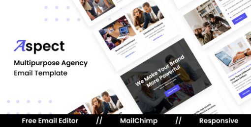 Aspect Agency - Multipurpose Responsive Email Template