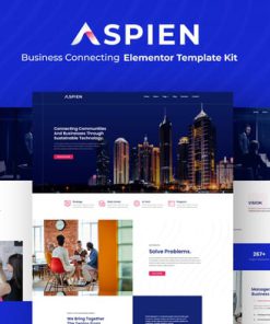 Aspien - Business Connecting Elementor Template Kit