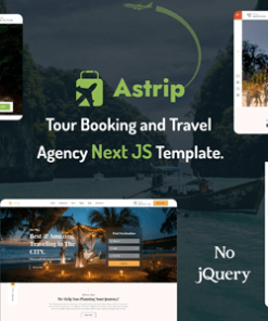 Astrip - Tour Booking and Travel Agency React Next js Template