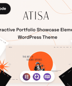 Atisa - Interactive Portfolio Showcase WordPress Theme